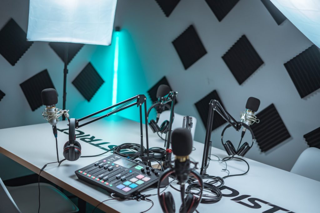 podcast audio studio