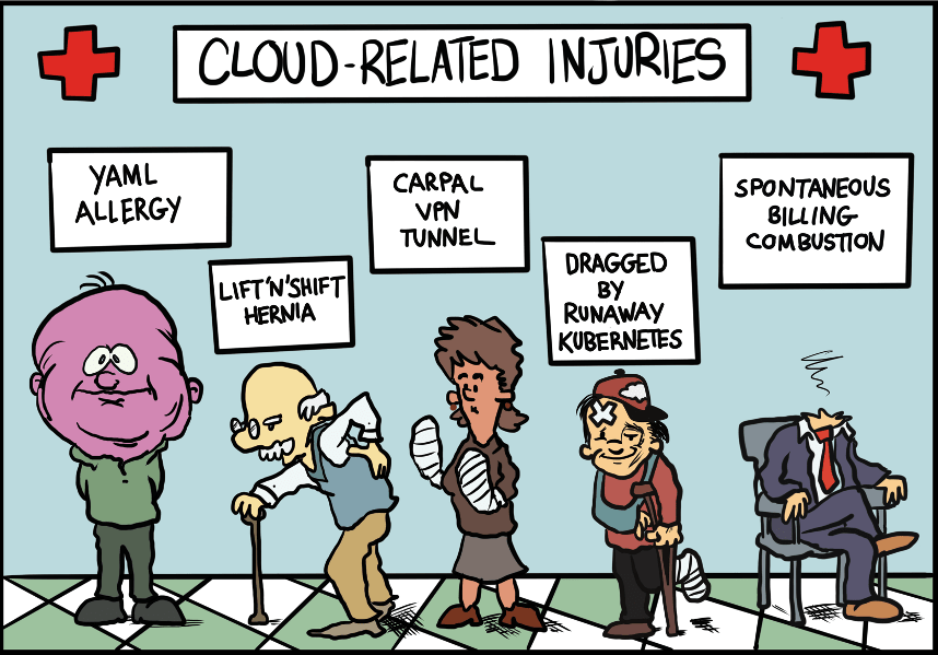 cloud related injuries cartoon 1