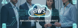 A team collaborating on an AWS database migration service project.
