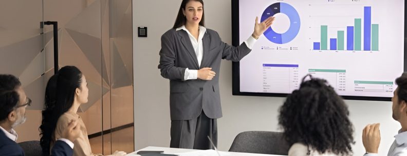 A professional navigating the complexities of AWS Database Migration Service pricing on a detailed dashboard.