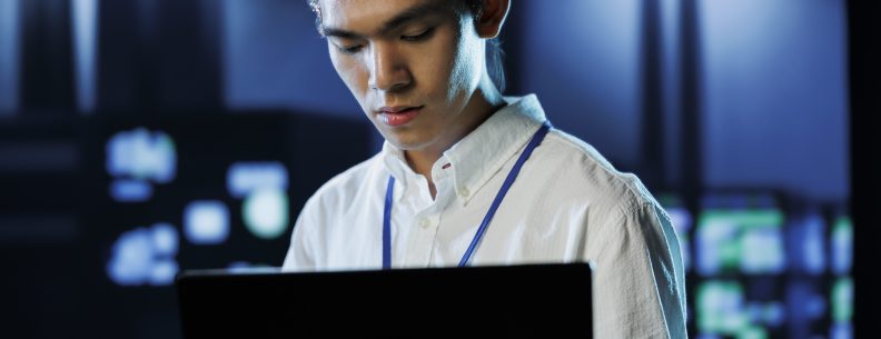 An IT specialist planning the process of how to migrate a database in AWS from an on-premise server to the cloud.