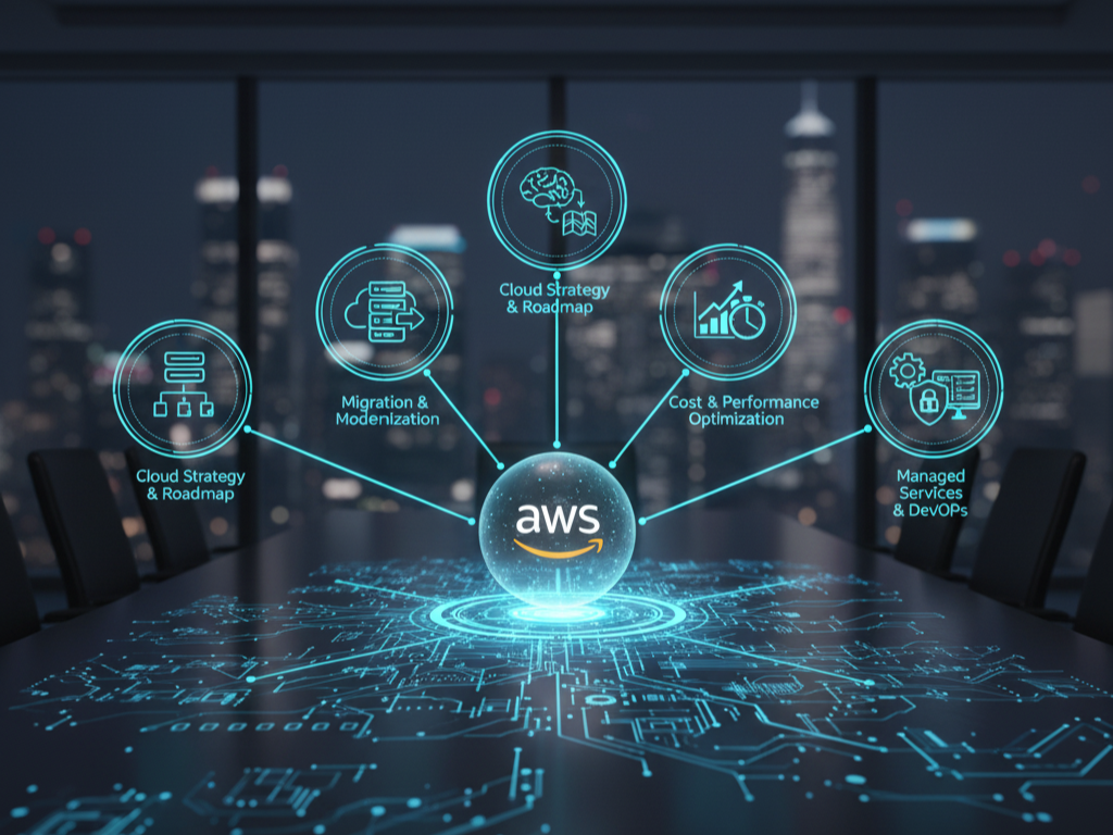 Main services provided by an AWS Consulting Partner. 